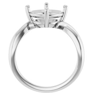 Platinum 10 mm Round Ring Mounting – image 4