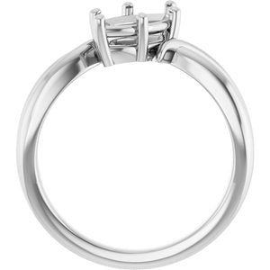 Sterling Silver 10.5x5.5 mm Marquise Ring Mounting – image 4
