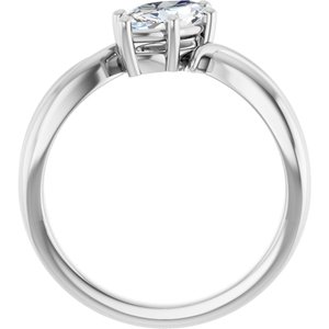 Continuum Sterling Silver 9.5x5 mm Marquise Ring Mounting – image 3