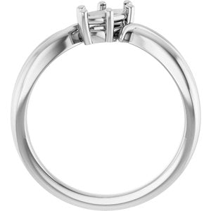 Sterling Silver 8x4 mm Marquise Ring Mounting – image 4