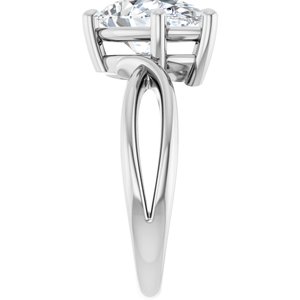 Sterling Silver 12x7.5 mm Pear Ring Mounting – image 7