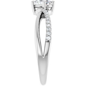 Sterling Silver 6x4 mm Oval Ring Mounting – image 7