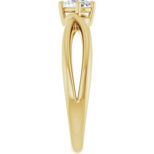 18K Yellow Gold 5x3.5 mm Oval Ring Mounting – image 7