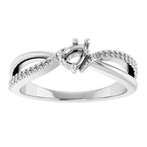 Sterling Silver 4.5x3 mm Pear Ring Mounting – image 6