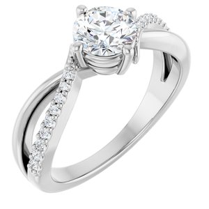 Platinum 5.8 mm Round Ring Mounting