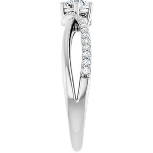 Platinum 3.75 mm Round Ring Mounting – image 7