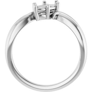 Sterling Silver 9x4.5 mm Marquise Ring Mounting – image 4