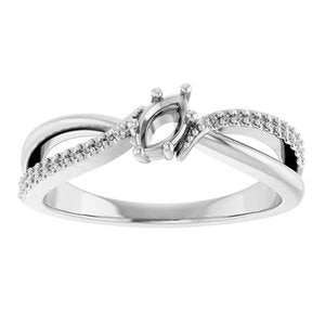 Platinum 5x3 mm Marquise Ring Mounting – image 6