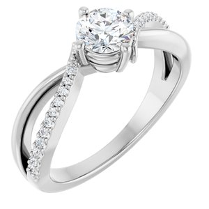 Platinum 5.2 mm Round Ring Mounting