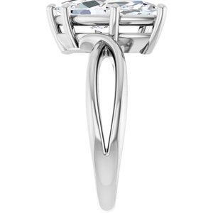 Sterling Silver 15x7 mm Marquise Ring Mounting – image 7