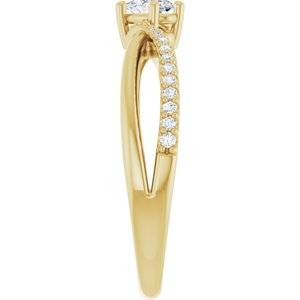 10K Yellow Gold 5x3 mm Oval Ring Mounting – image 7