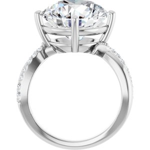 Platinum 13 mm Round Ring Mounting – image 3