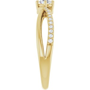 10K Yellow Gold 4x3 mm Oval Ring Mounting – image 7