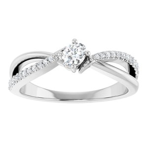 Sterling Silver 4x3 mm Oval Ring Mounting – image 5