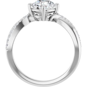 Platinum 7 mm Round Ring Mounting – image 3
