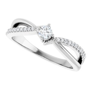 Platinum 3.2 mm Round Ring Mounting – image 8