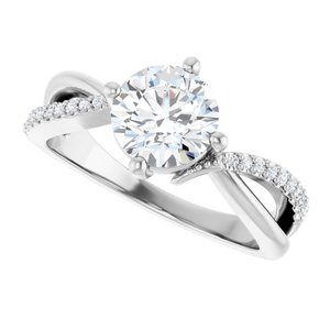 Platinum 7 mm Round Ring Mounting – image 8