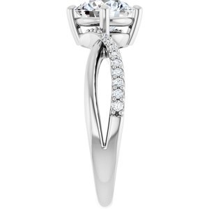 Sterling Silver 7 mm Round Ring Mounting – image 7