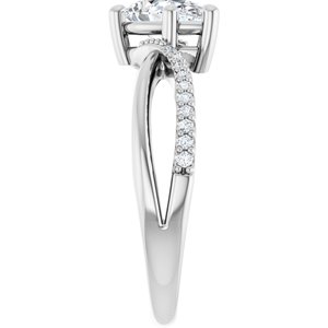 Sterling Silver 8x5 mm Pear Ring Mounting – image 7
