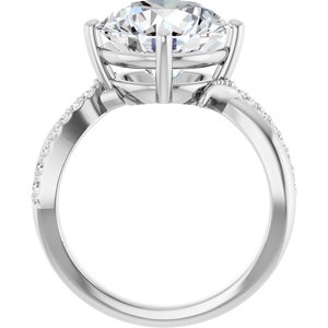 Continuum Sterling Silver 11 mm Round Ring Mounting – image 3