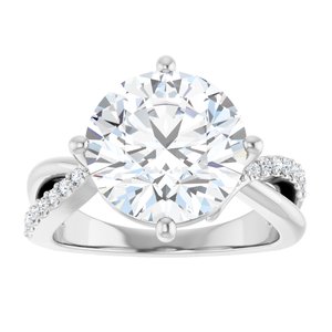 Platinum 11 mm Round Ring Mounting – image 5