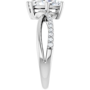 Continuum Sterling Silver 10.5x5.5 mm Marquise Ring Mounting – image 7