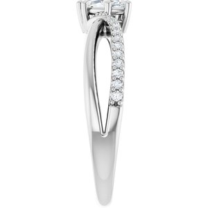 Platinum 6x3 mm Marquise Ring Mounting – image 7