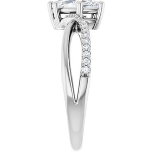 Continuum Sterling Silver 9x4.5 mm Marquise Ring Mounting – image 7