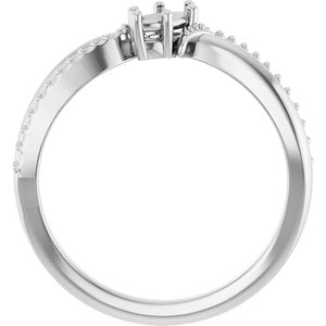 Platinum 6x3 mm Marquise Ring Mounting – image 4