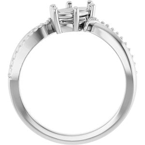 Sterling Silver 9.5x5 mm Marquise Ring Mounting – image 4