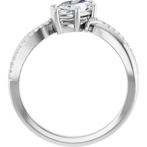 Sterling Silver 9.5x5 mm Marquise Ring Mounting – image 3