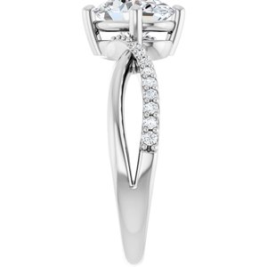 Sterling Silver 8.5x6.5 mm Oval Ring Mounting – image 7