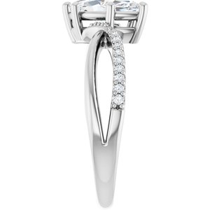Continuum Sterling Silver 10x5 mm Marquise Ring Mounting – image 7
