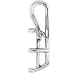 Continuum Sterling Silver 12 mm Round Pendant Mounting – image 6