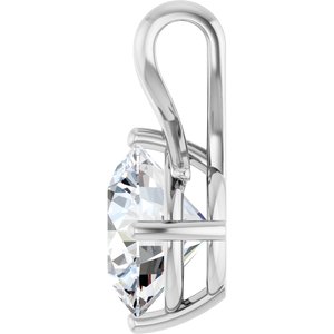 Platinum 12 mm Round Pendant Mounting – image 5
