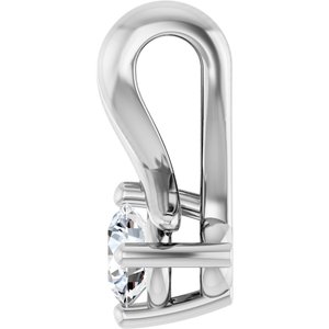 Sterling Silver 3.2 mm Round Pendant Mounting – image 5