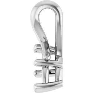 Platinum 8.5x4.5 mm Marquise Pendant Mounting – image 6