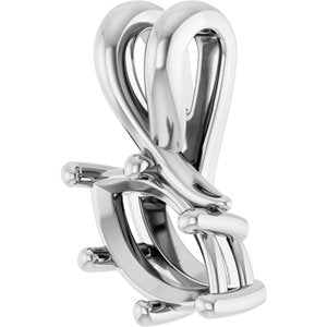 14K X1 White Gold 8.5x4.5 mm Marquise Pendant Mounting – image 4