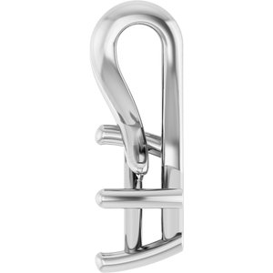 Sterling Silver 3.75 mm Square Pendant Mounting – image 6