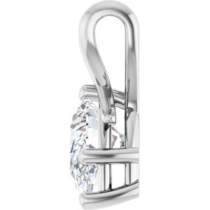 Continuum Sterling Silver 10x7 mm Pear Pendant Mounting – image 5