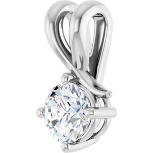 Platinum 5.2 mm Round Pendant Mounting – image 3