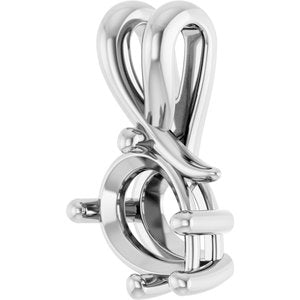 Sterling Silver 8x6 mm Pear Pendant Mounting – image 4