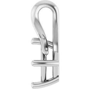 Platinum 4.5 mm Square Pendant Mounting – image 6
