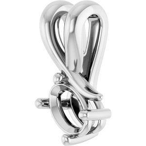 14K X1 White Gold 5x3.5 mm Oval Pendant Mounting – image 4