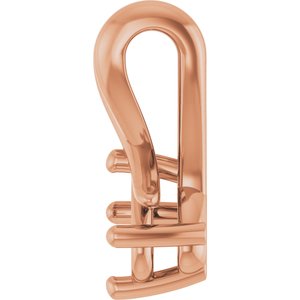 10K Rose Gold 5x3.5 mm Oval Pendant Mounting – image 6