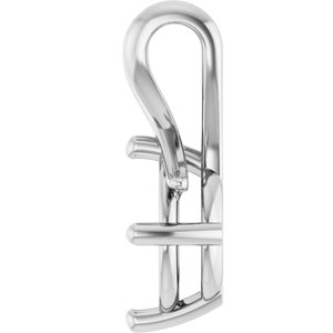 Platinum 9 mm Round Pendant Mounting – image 6