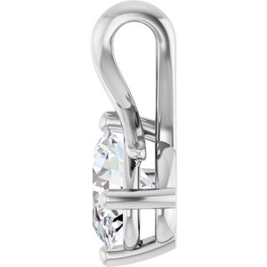 Sterling Silver 8x6 mm Oval Pendant Mounting – image 5