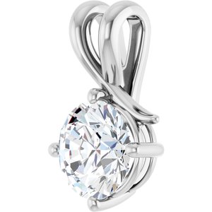 Continuum Sterling Silver 8.2 mm Round Pendant Mounting – image 3
