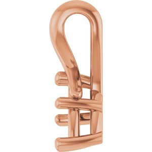 14K Rose Gold 9x4.5 mm Marquise Pendant Mounting – image 6