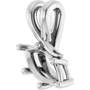 14K White Gold 9x4.5 mm Marquise Pendant Mounting – image 4